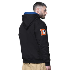 Denver Broncos Starter Big Shot Throwback Full-Zip Double Hoodie Black - NFL