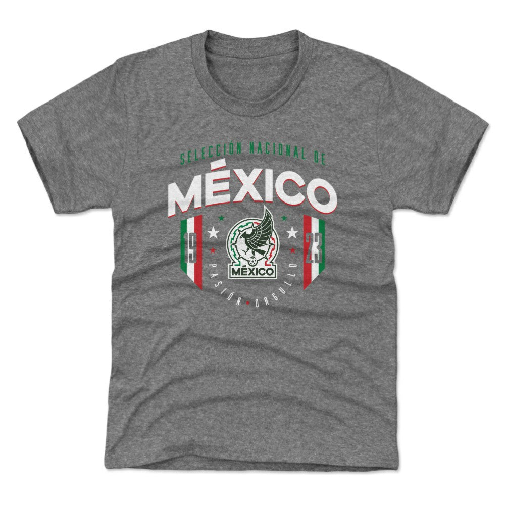 Mexico National Team 500 Level Youth 1923 T-Shirts - Gray