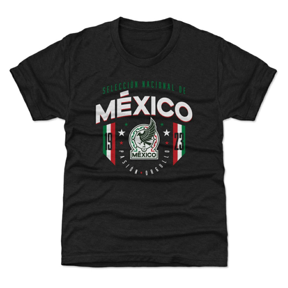 Mexico National Team 500 Level Youth 1923 T-Shirts - Black