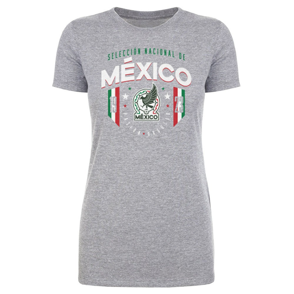 Mexico National Team 500 Level Women's 1923 T-Shirts - Heather Gray