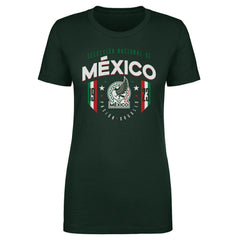 Mexico National Team 500 Level Women's 1923 T-Shirts - Forest Green