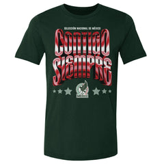 Mexico National Team 500 Level Contigo Siempre Vintage T-Shirts - Forest Green