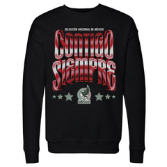 Mexico National Team 500 Level Contigo Siempre Vintage Pullover Sweatshirt - Black