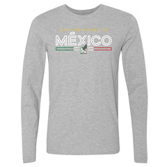 Mexico National Team 500 Level Inline Long Sleeve T-Shirts - Heather Gray