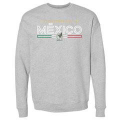 Mexico National Team 500 Level Inline Pullover Sweatshirt - Heather Gray