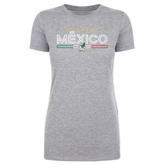 Mexico National Team 500 Level Women's Inline T-Shirts - Heather Gray