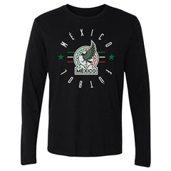 Mexico National Team 500 Level Futbol Long Sleeve T-Shirts - Black