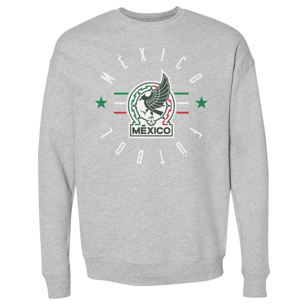 Mexico National Team 500 Level Futbol Pullover Sweatshirt - Heather Gray