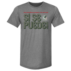 Mexico National Team 500 Level Si Se Puede Inline Bold Premium Tri-Blend T-Shirts - Gray