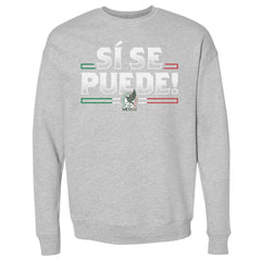 Mexico National Team 500 Level Si Se Puede Pullover Sweatshirt - Heather Gray