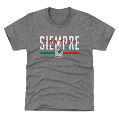Mexico National Team 500 Level Youth Siempre Contigo T-Shirts - Gray