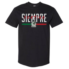 Mexico National Team 500 Level Siempre Contigo Heavyweight T-Shirts - Black
