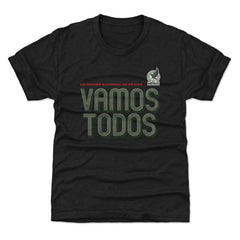 Mexico National Team 500 Level Youth Vamos Todos Inline Bold T-Shirts - Black