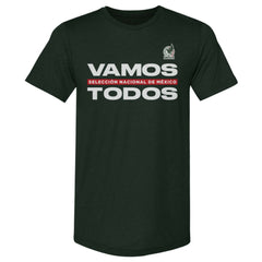 Mexico National Team 500 Level Vamos Todos Premium Tri-Blend T-Shirts - Dark Green