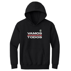 Mexico National Team 500 Level Youth Vamos Todos Pullover Hoodie - Black