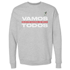 Mexico National Team 500 Level Vamos Todos Crewneck Sweatshirt - Heather Gray