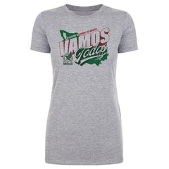 Mexico National Team 500 Level Women's Vamos Todos Country T-Shirts - Heather Gray