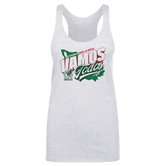 Mexico National Team 500 Level Women's Vamos Todos Country Tri-Blend Tank Top - Gray