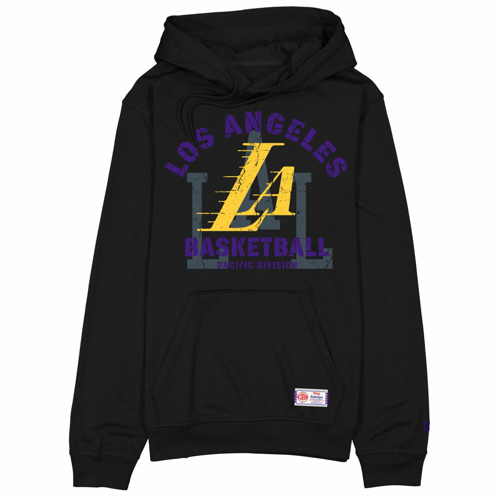 New Era - Los Angeles Lakers 2025/26 City Edition Fleece Hoodie - Black