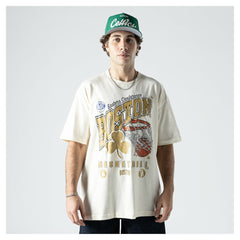 New Era - Boston Celtics Oversized City Edition Remix Vintage T-Shirt - Cream