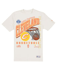New Era - Cleveland Cavaliers Oversized City Edition Remix Vintage T-Shirt - Cream