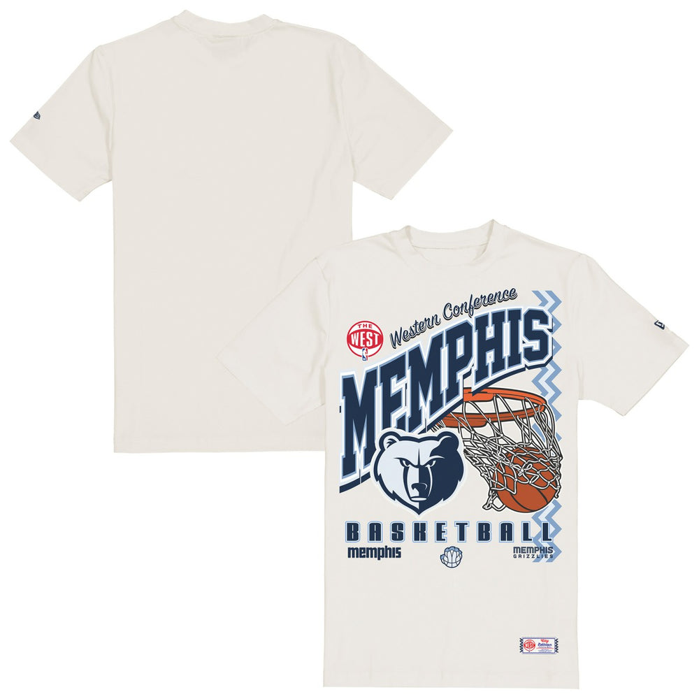New Era - Memphis Grizzlies Oversized City Edition Remix Vintage T-Shirt - Cream