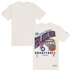 New Era - Philadelphia 76ers Oversized City Edition Remix Vintage T-Shirt - Cream