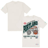 New Era - Portland Trail Blazers Oversized City Edition Remix Vintage T-Shirt - Cream