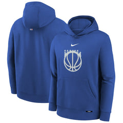 Nike - Orlando Magic Youth 2025/26 City Edition Club Fleece Pullover Hoodie - Platinum