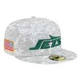 New York Jets New Era 2025 Salute to Service Fan Pack 59FIFTY Fitted Hat White - NFL