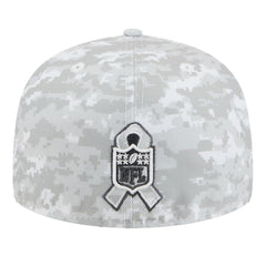 Philadelphia Eagles New Era 2025 Salute to Service Fan Pack 59FIFTY Fitted Hat White - NFL