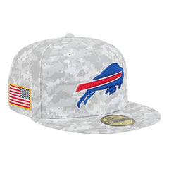 Buffalo Bills New Era 2025 Salute to Service Fan Pack 59FIFTY Fitted Hat White - NFL