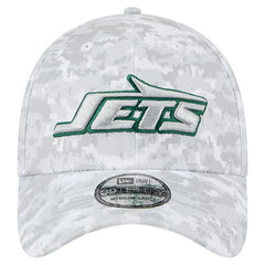 New York Jets New Era 2025 Salute to Service Digital Camo Fan Pack 39THIRTY Flex Hat White - NFL