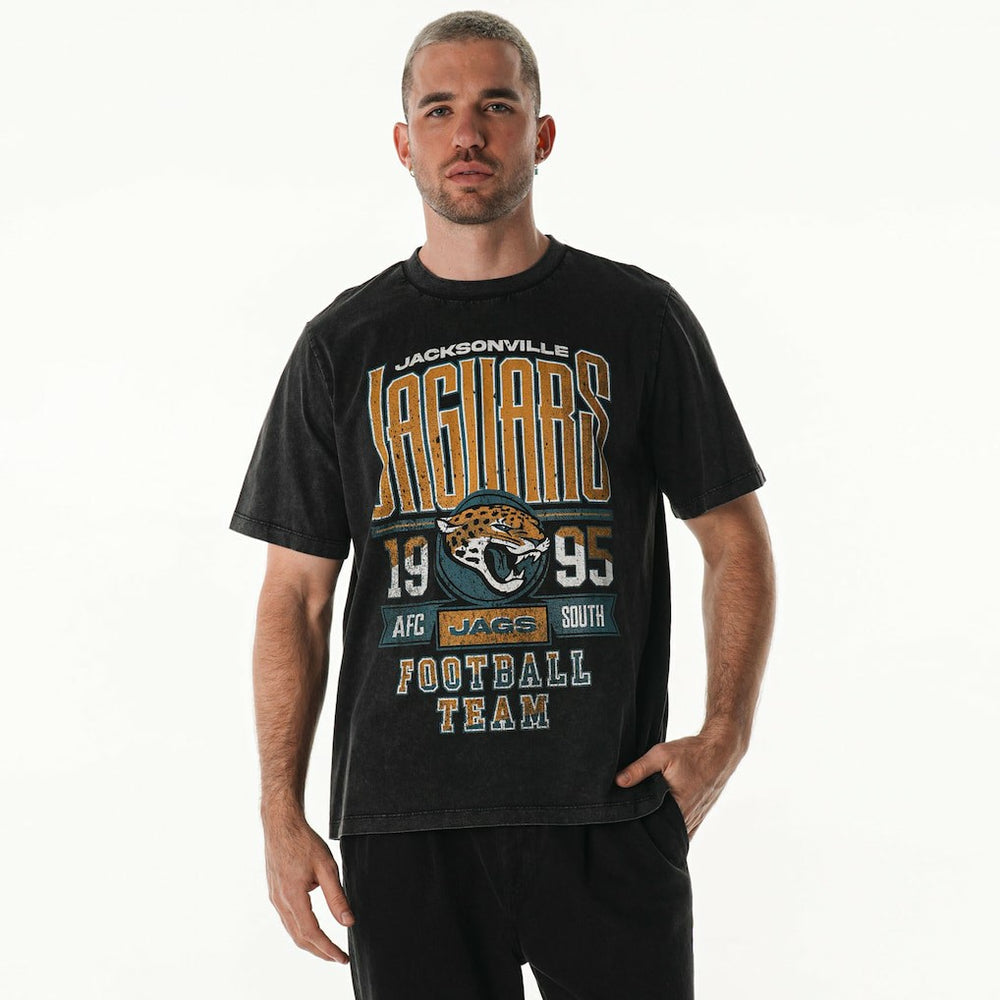 Jacksonville Jaguars The Wild Collective Unisex Band T-Shirt Black - NFL