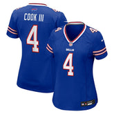 James Cook III Buffalo Bills Women's Team Game Jersey Royal - Nike