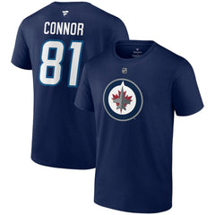 Kyle Connor Winnipeg Jets - Fanatics Authentic Stack Name & Number T-Shirt Navy