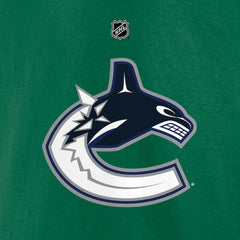 Brock Boeser Vancouver Canucks - Fanatics Authentic Stack Name & Number T-Shirt Green