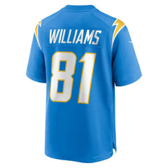 Mike Williams Los Angeles Chargers Team Game Jersey Powder Blue - Nike