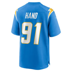 Da'Shawn Hand Los Angeles Chargers Team Game Jersey Powder Blue - Nike