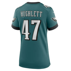 Charley Hughlett Philadelphia Eagles Women's Team Game Jersey Midnight Green - Nike