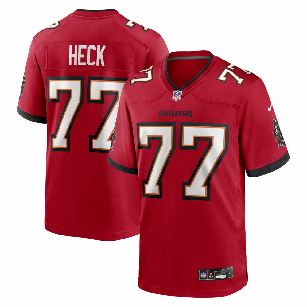Charlie Heck Tampa Bay Buccaneers Team Game Jersey Red - Nike