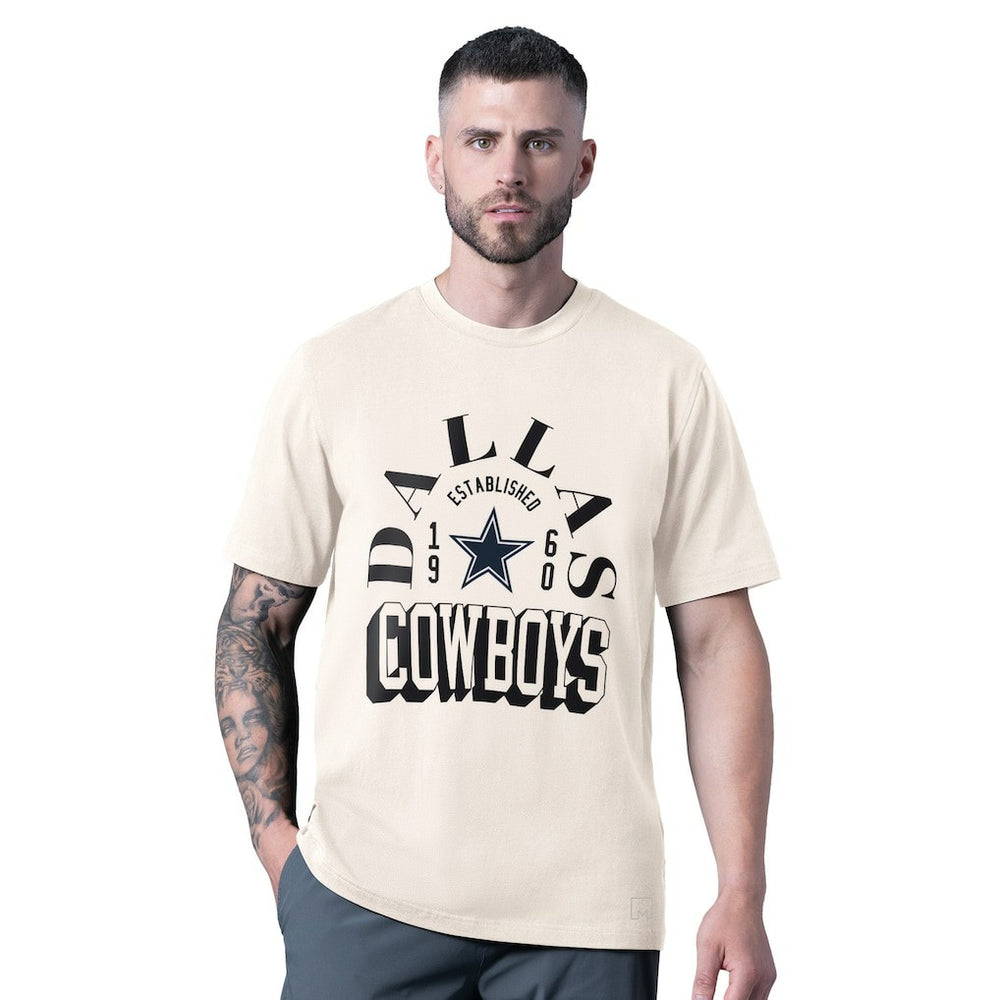 Dallas Cowboys MSX by Michael Strahan Whiteout Vintage T-Shirt White - NFL