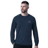 Dallas Cowboys MSX by Michael Strahan Forward Long-Sleeve T-Shirt Navy - NFL