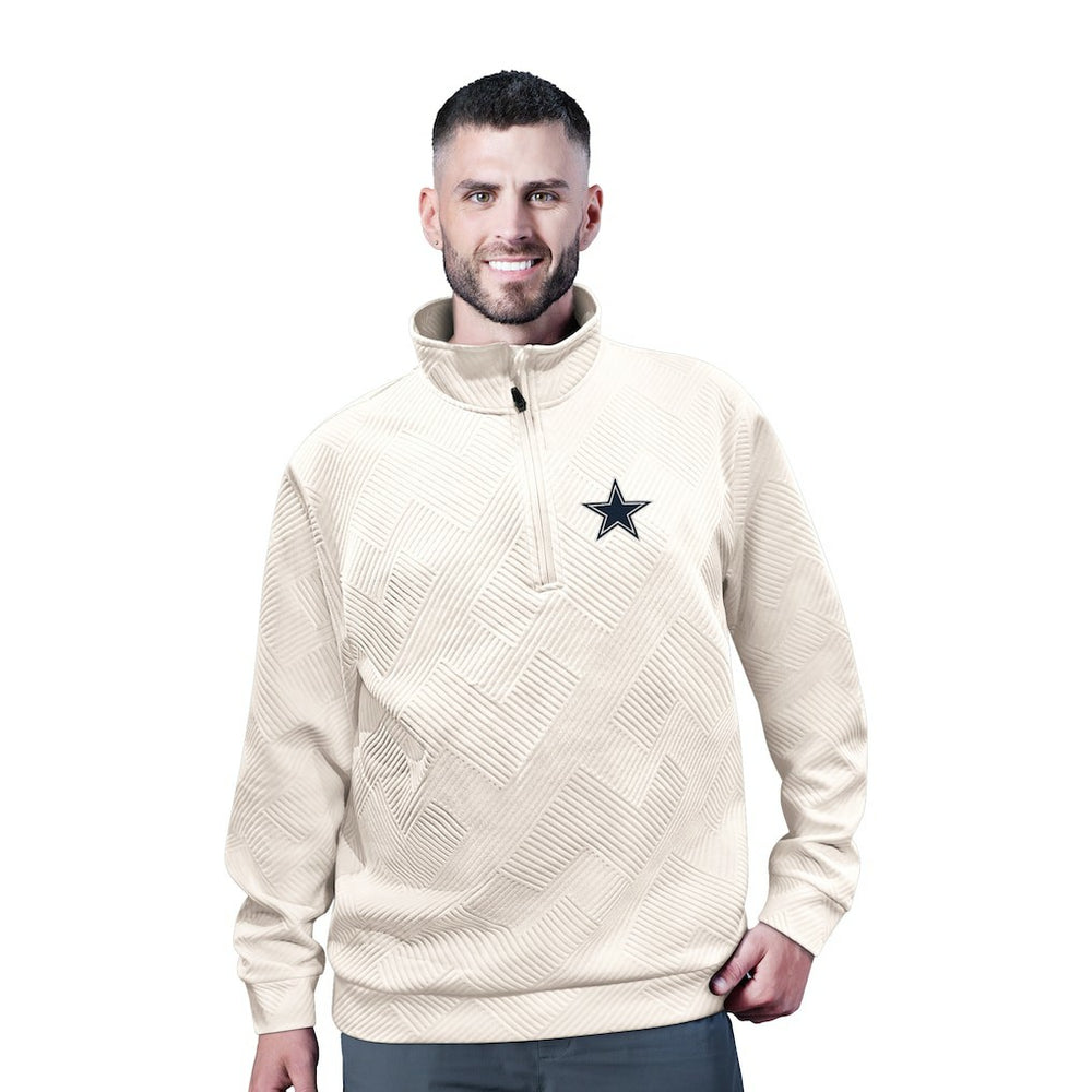 Dallas Cowboys MSX by Michael Strahan Cross Training Half-Zip Pullover White - NFL