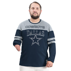 Dallas Cowboys G-III Sports by Carl Banks Adaptive Outlast Long Sleeve T-Shirt Navy/Silver - NFL