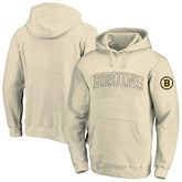 Boston Bruins Fanatics Big &Tall Stitch Hoodie Cream