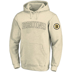 Boston Bruins Fanatics Big &Tall Stitch Hoodie Cream