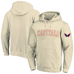 Washington Capitals Fanatics Big &Tall Stitch Hoodie Cream