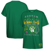 Mitchell & Ness - Boston Celtics Youth 2025 NBA Playoffs Retro Monumental T-Shirt - Kelly Green