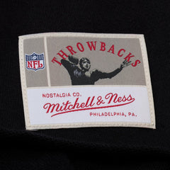 Denver Broncos Women's Throwback Cropped Long Sleeve Rugby Polo Black - Mitchell & Ness
